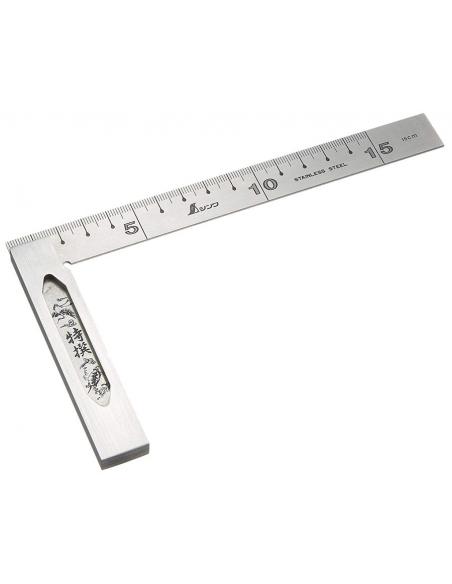SHINWA kątownik stalowy 15 cm do kąta 90 stopni (62006)