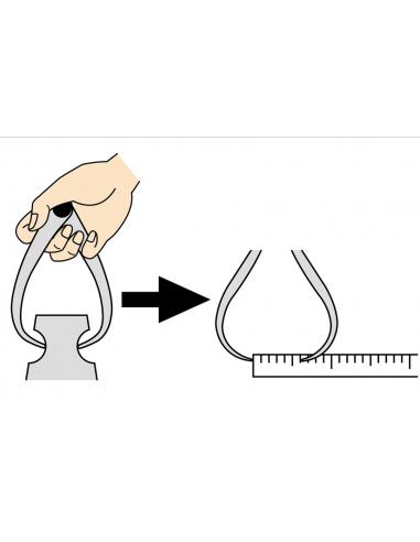 SHINWA macki zewnętrzne traserskie 150 mm  (73318)