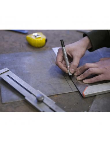 Marker dwustronny cienki-gruby czarny IDenti-Pen Sakura