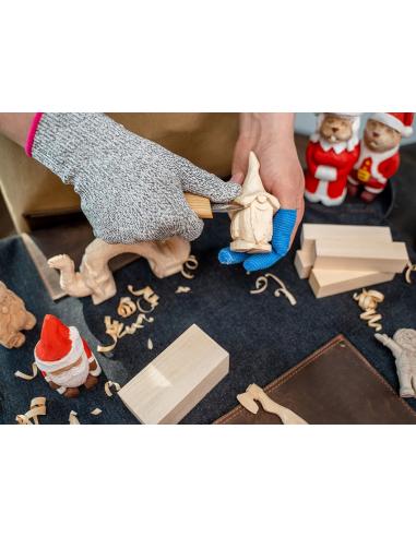 Beavercraft Drewno lipa zestaw 7 klocków BW7