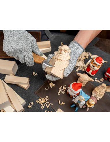 Beavercraft Drewno lipa zestaw 7 klocków BW7