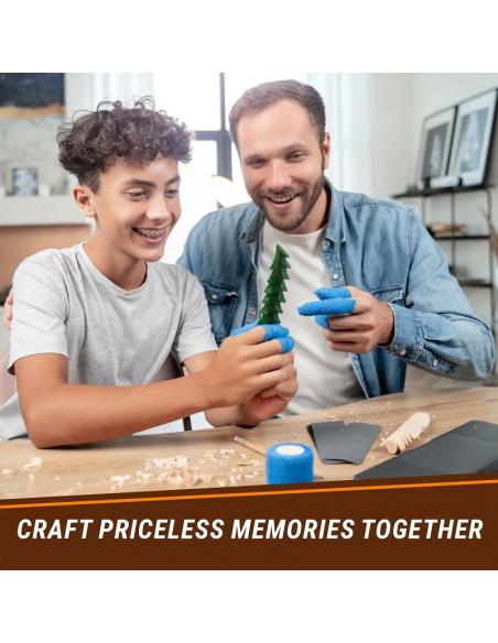 Beavercraft Drewno lipa zestaw 16 klocków BW16