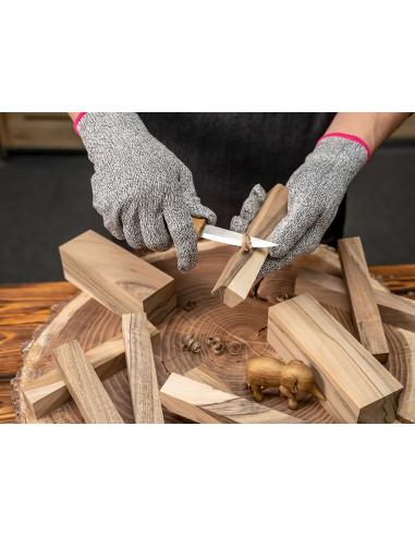 Beavercraft Drewno orzech zestaw 10 klocków BW10 Walnut