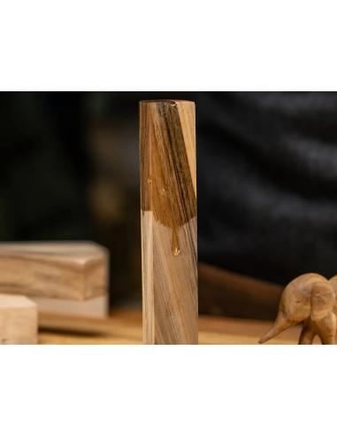 Beavercraft Drewno orzech zestaw 10 klocków BW10 Walnut