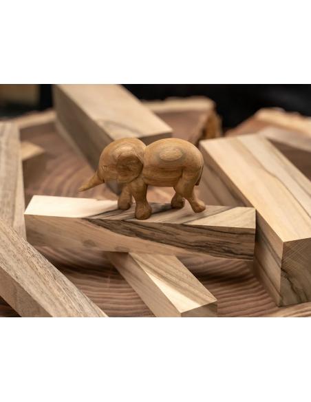 Beavercraft Drewno orzech zestaw 7 klocków BW7 Walnut