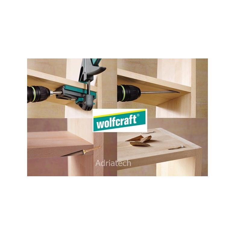 Wolfcraft Zestaw do niewidocznych połączeń w drewnie Undercover Jig (4642000)