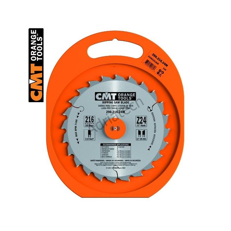 CMT Piła do cięcia wzdłużnego do elektronarzędzi D-190 F-30 zębów 12 (290.190.12M)