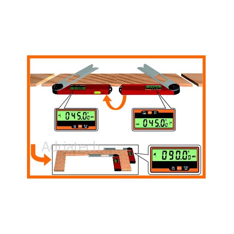 CMT Cyfrowy kątomierz DAF-001 zakres pomiaru 0-360 stopni  (DAF-001)