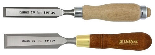 Dłuta stolarskie Narex Wood Line i Narex Premium - porównanie