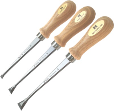 Dłuta "rybi ogon" MHG - dłuta do połączeń jaskółczy ogon